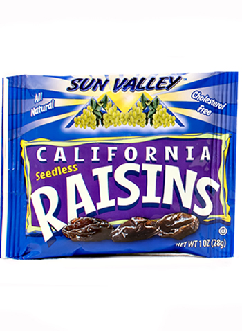 California Seedless Raisins </br> 1oz pouch